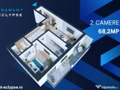 ADAMANT ECLYPSE | 2 camere decomandat | 68.2mp | CUG (BRD) - Iasi 