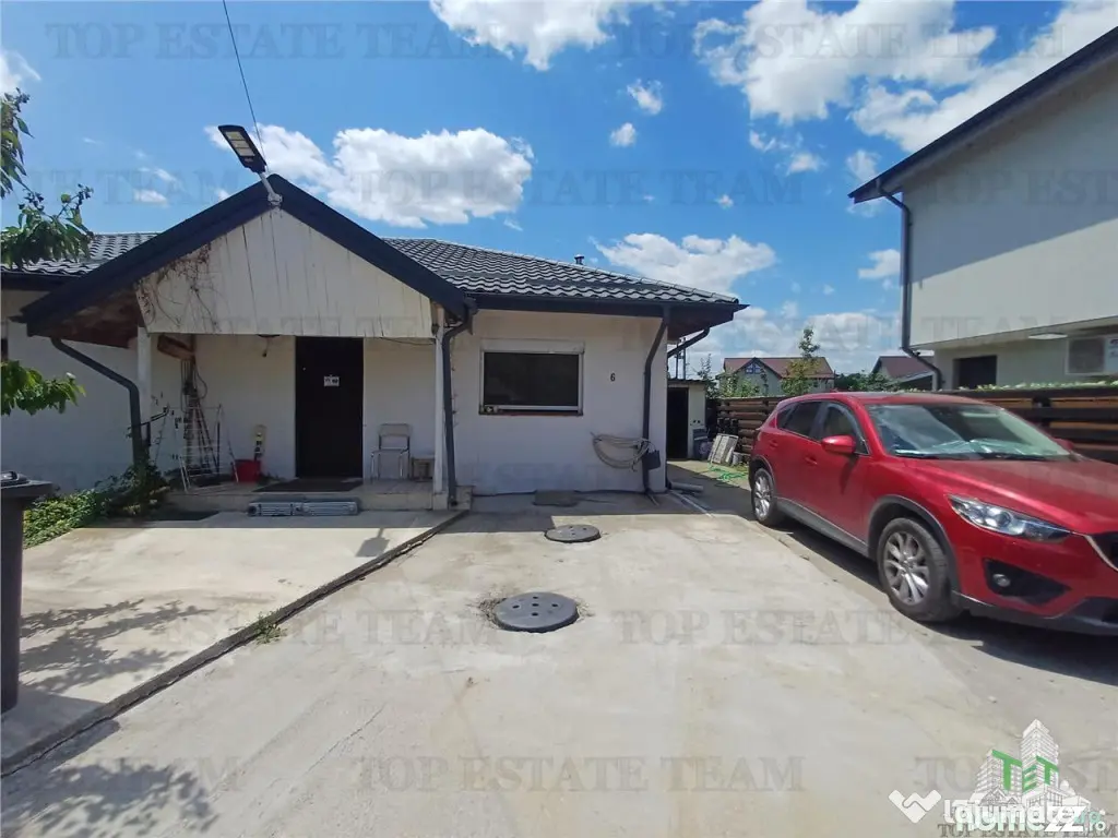 Vila individuala parter 3 camere cu teren 400mp intrare Domn