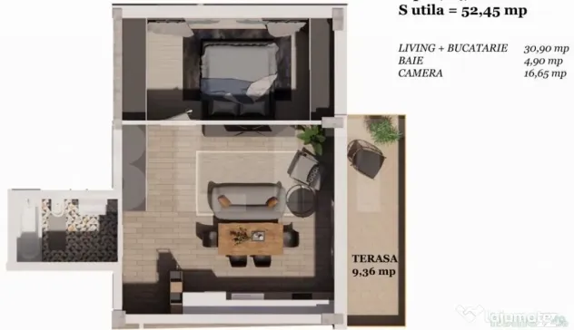 Comision 0! Apartamente 2 camere, 53mp , Iris TVA inclus! - Cluj-Napoca (Cluj)