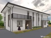 Duplex de vanzare, 100 mp, 250 teren, semifinisat, P+E, Gila