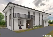 Duplex de vanzare, 100 mp, 250 teren, semifinisat, P+E, Gila