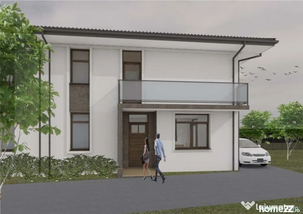 Duplex de vanzare, 100 mp, 250 teren, semifinisat, P+E, Gila - Gilau (Cluj)