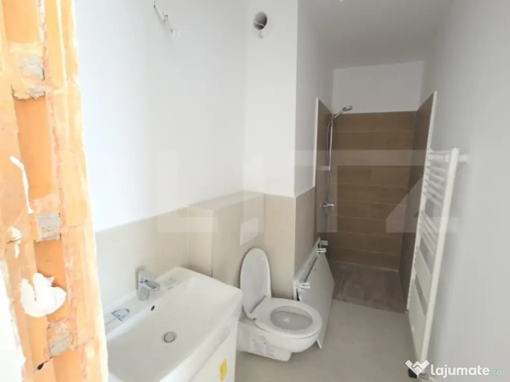 Apartament de 2 camere, Calea Moldovei, Bloc nou, parter