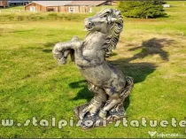 Statuetă căluț mic, auriu patinat, model S37.