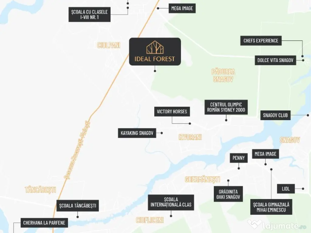 Ideal Forest - VINDEM LOT 1 - 511 m2 DESCHIDERE LA PADUREA SNAGOV