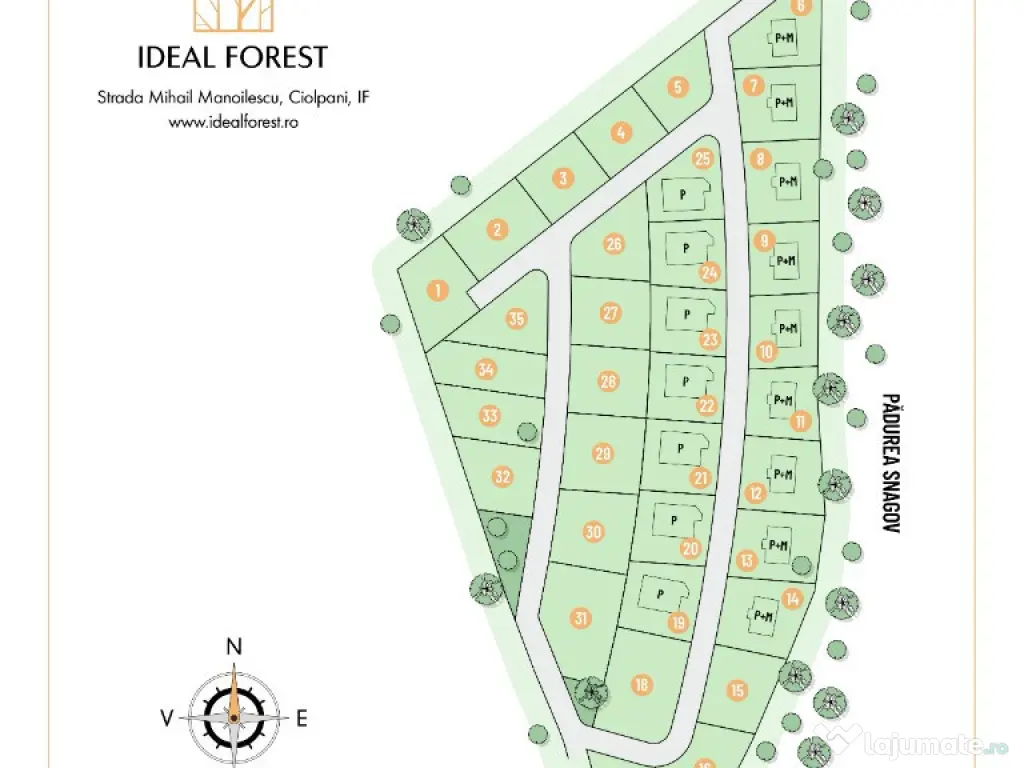Ideal Forest - VINDEM LOT 1 - 511 m2 DESCHIDERE LA PADUREA SNAGOV