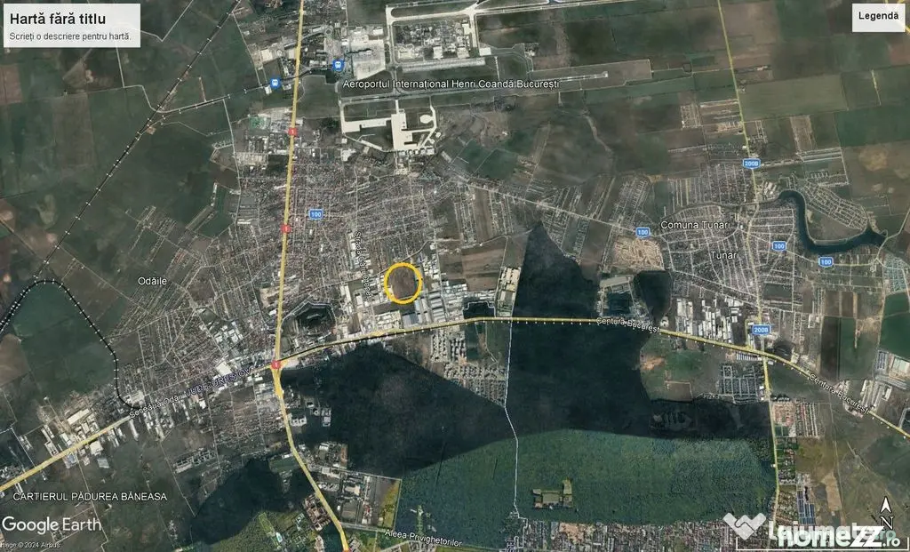 Teren Otopeni soseaua de centura OMV Petrom - Otopeni (Bucuresti-Ilfov)