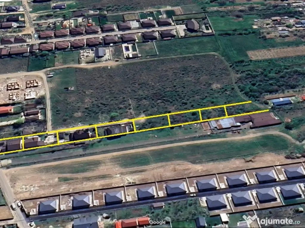 Domnesti - Ciutaci, vanzare 4 loturi de teren intravilan