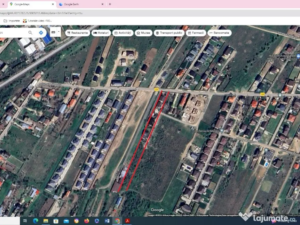 Domnesti - Ciutaci, vanzare 4 loturi de teren intravilan