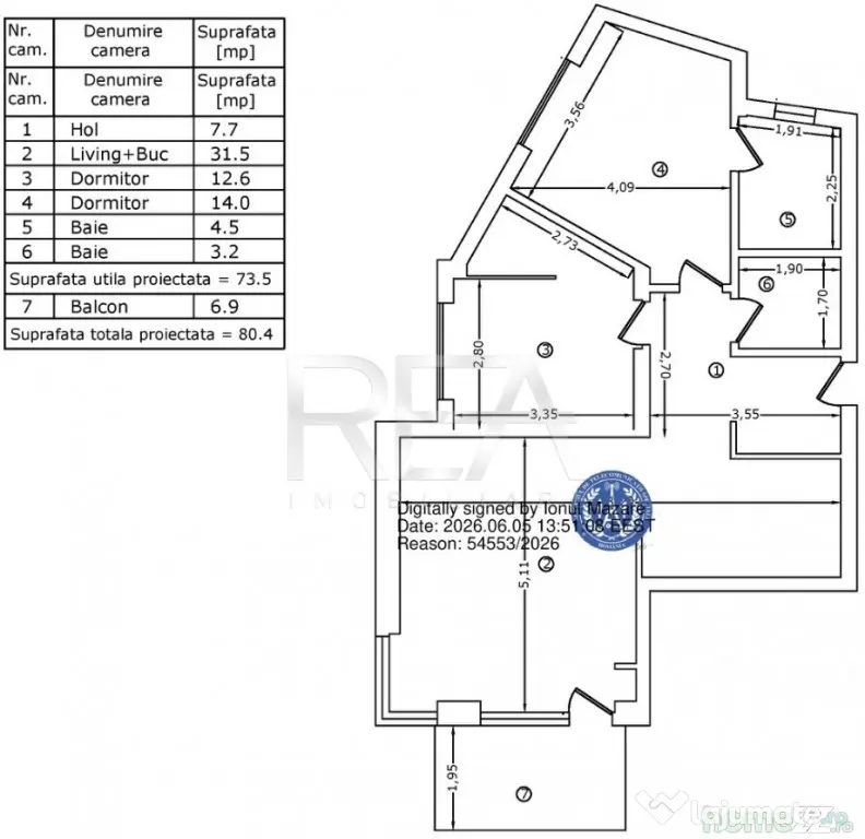 3 camere cu finisaje la alegere în Moșilor - Ultracentral - Bucuresti (Bucuresti-Ilfov)