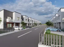 Vile înșiruite cu Teren și Parcare Privată - Zona Popas