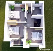 Vile înșiruite cu Teren și Parcare Privată - Zona Popas