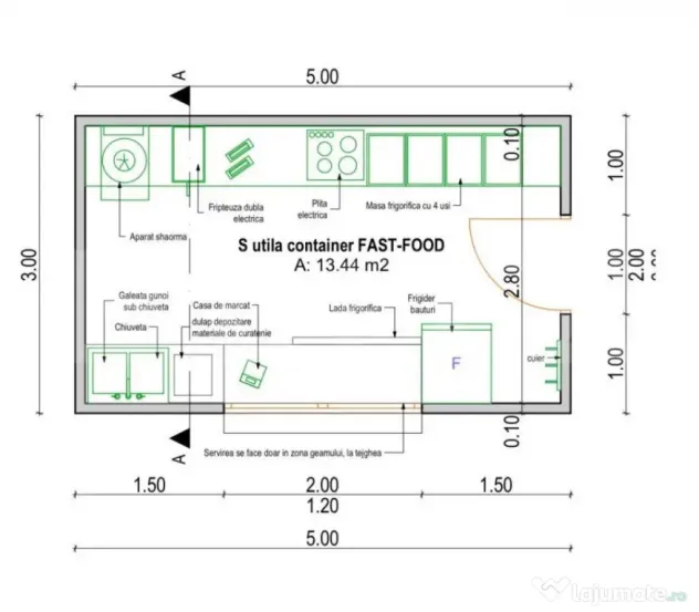 Afacere la cheie-2 containere modulare , 33 mp, Radauti