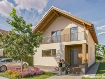 Case individuale în Sânpetru, cu teren 400 mp și toate...