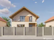 Case individuale în Sânpetru, cu teren 400 mp și toate... 