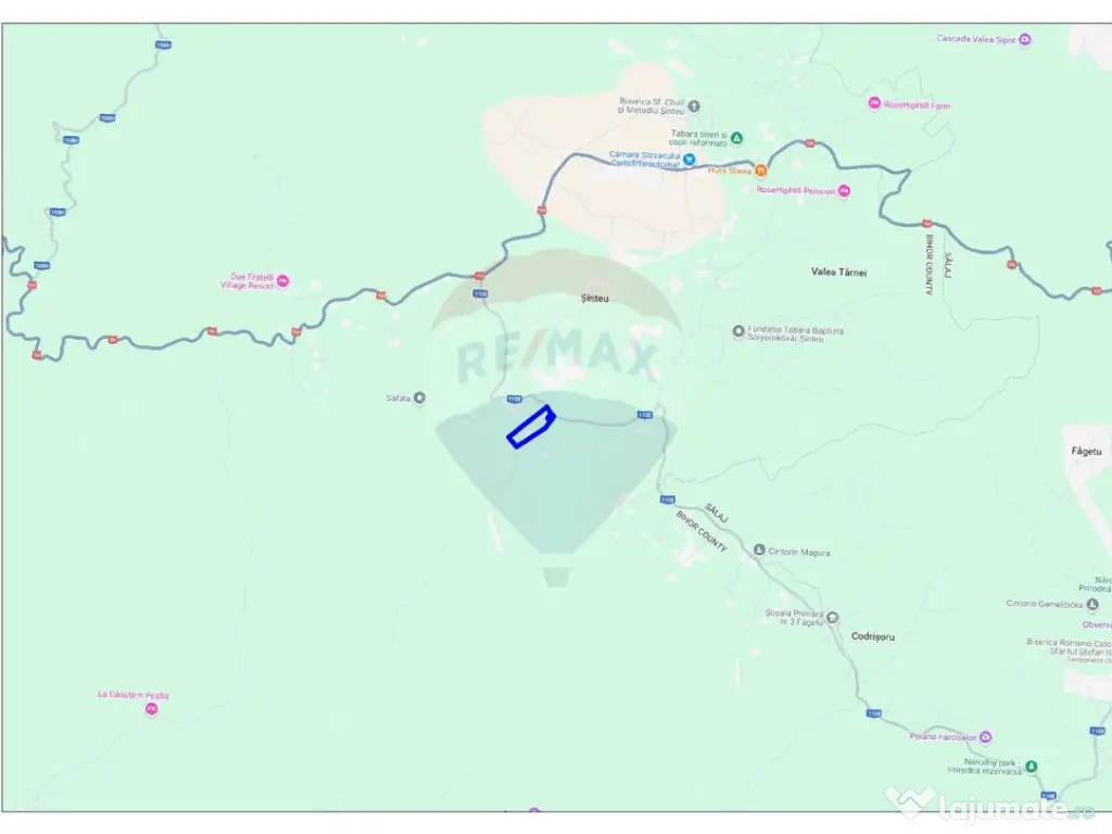 Teren de Vânzare, 7.4 Ha, dezvoltare turistică, Șinteu