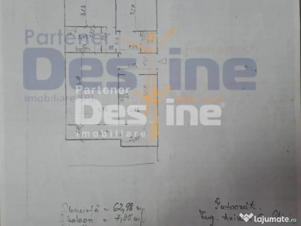 GALATA, Apartament 3 camere DECOMANDAT, 70 mp, 160.000 EURO