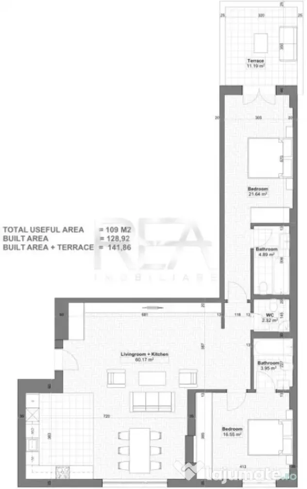 3 camere cu loc de parcare inclus in Herăstrău