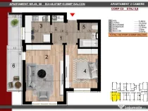 Apartament 2 camere, decomandat, metrou Berceni
