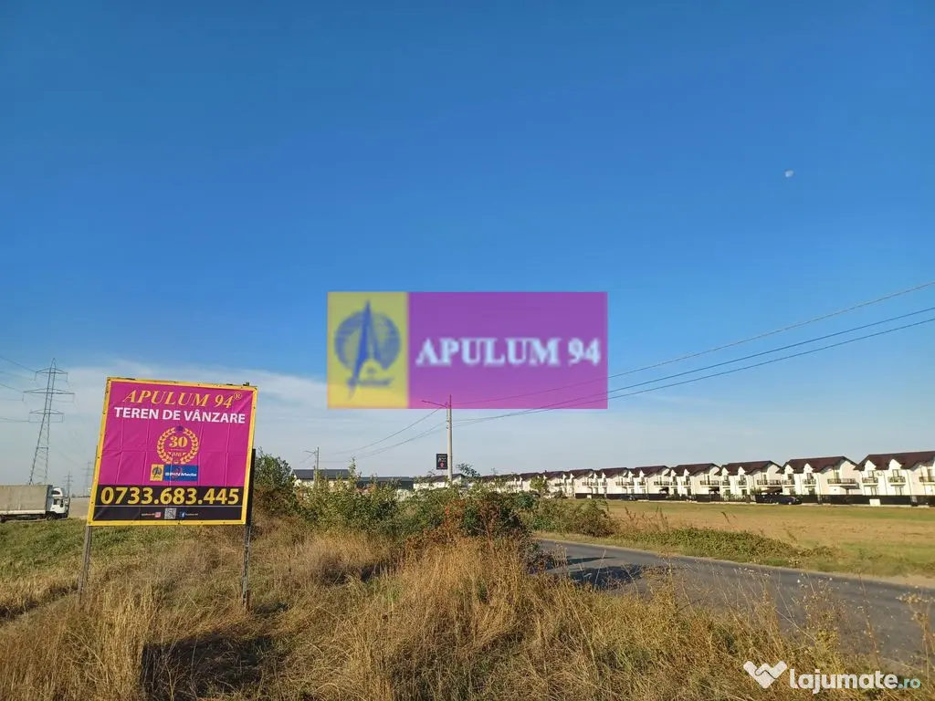 Săbăreni, teren intravilan construibil 3 ha, pe DJ602
