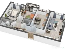 Apartament modern de 74 mp în Șelimbăr