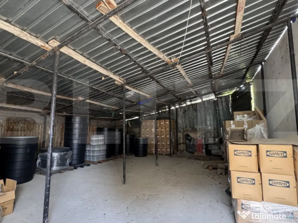 Spațiu industrial tip hală cu birouri, acces tir, 2 rampe,