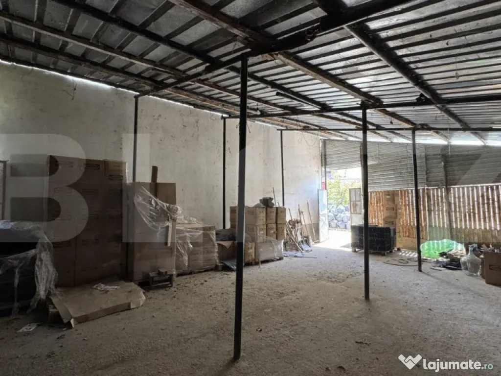 Spațiu industrial tip hală cu birouri, acces tir, 2 rampe,