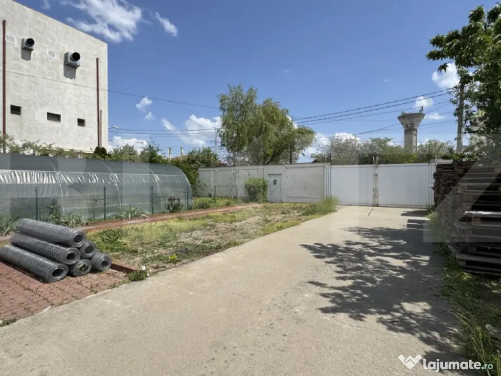 Spațiu industrial tip hală cu birouri, acces tir, 2 rampe,