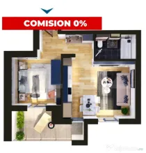 Comision 0 | Apartament de vanzare, cu 2 camere, 47 mp, zona