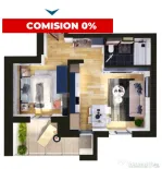 Comision 0 | Apartament de vanzare, cu 2 camere, 47 mp, zona