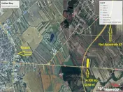 Teren 14.300 mp, D=50 ml, langa nod autrostrada A7 