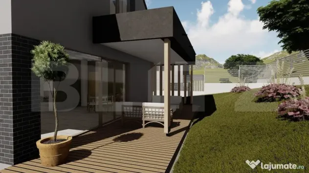 Casa 125 mp teren 500 mp zona profi design deosebit