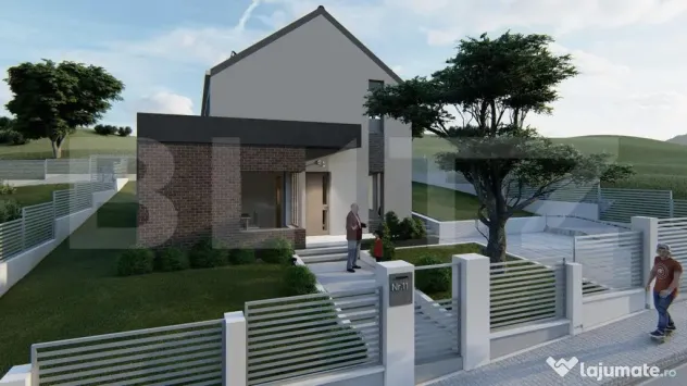 Casa 125 mp teren 500 mp zona profi design deosebit
