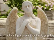 Statuetă îngeraș mare, galben patinat, model S20. 