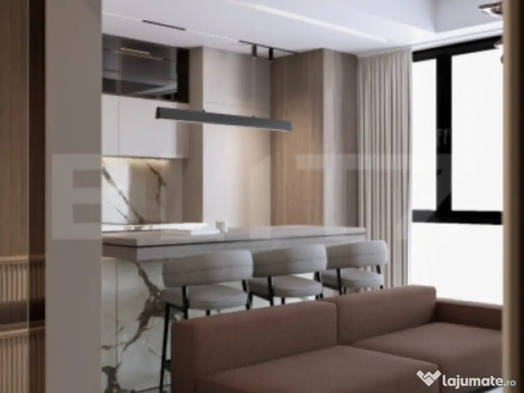 Apartament 3 camere, bloc nou, 77mp, Burdujeni