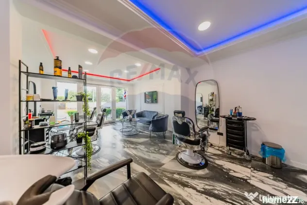 Barber shop complet echipat – funcțional imediat, Mica...