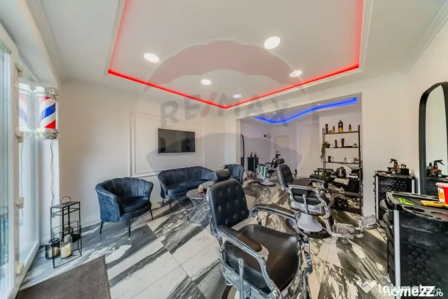 Barber shop complet echipat – funcțional imediat, Mica...