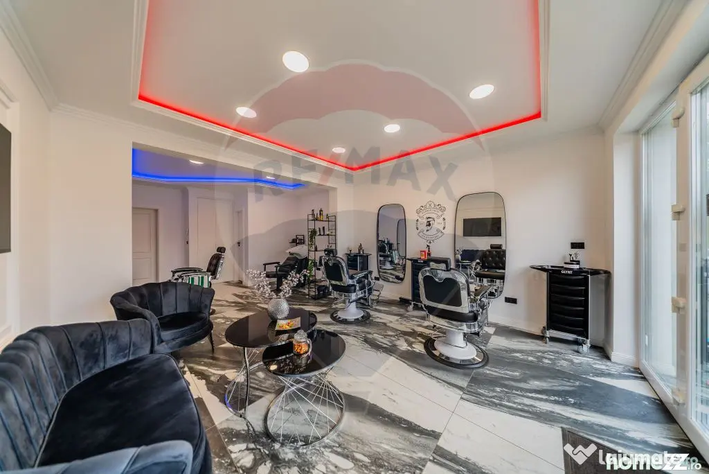 Barber shop complet echipat – funcțional imediat, Mica...