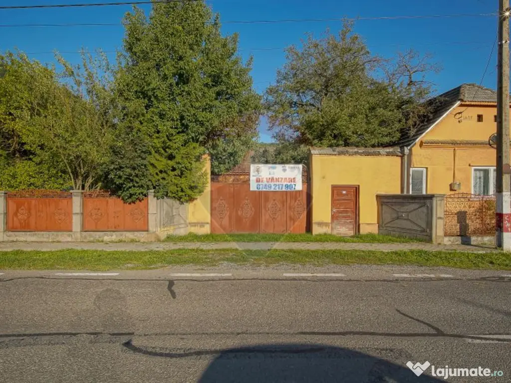 Teren intravilan 7.255 mp +casă rustică – ideal pen...