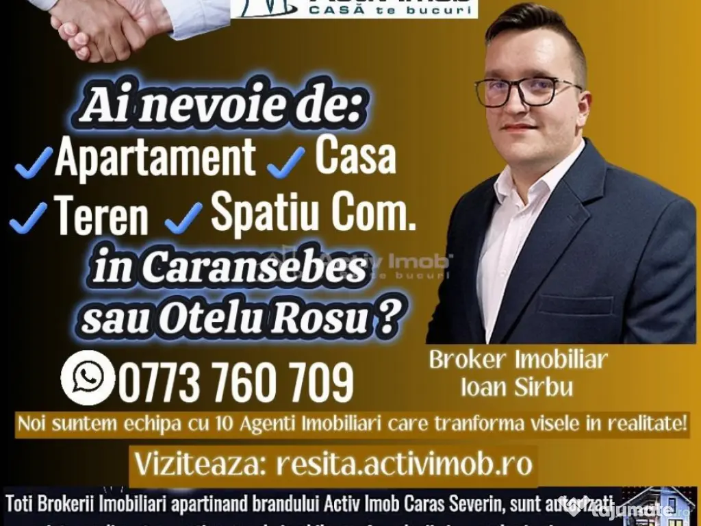 Caransebes, Casa P E, Teren 1000 Mp