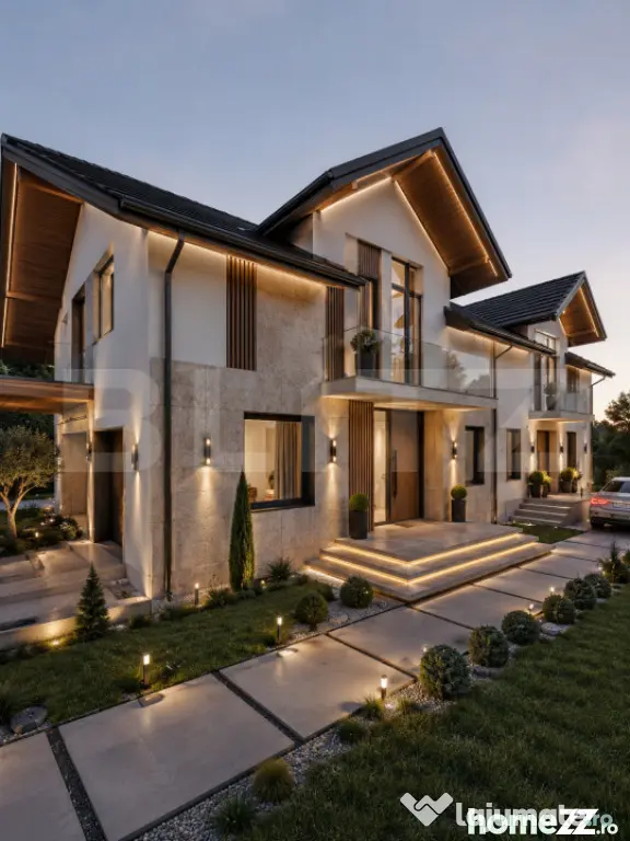 Casa Duplex la rosu, 222 mp utili, teren 423 mp, Burdujeni,