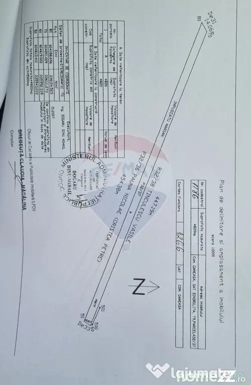 Teren-5000mp DN Ganeasa,sat Sindrilita,T9/Parcela 32/37