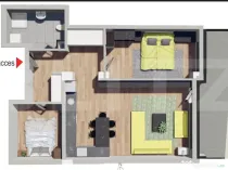 Comision 0!Apartament 3 camere, confort sporit,Bloc Nou,Petr