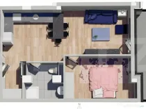 Comision 0! Apartament 2 camere, Bloc Nou, Petrom Calea Baci