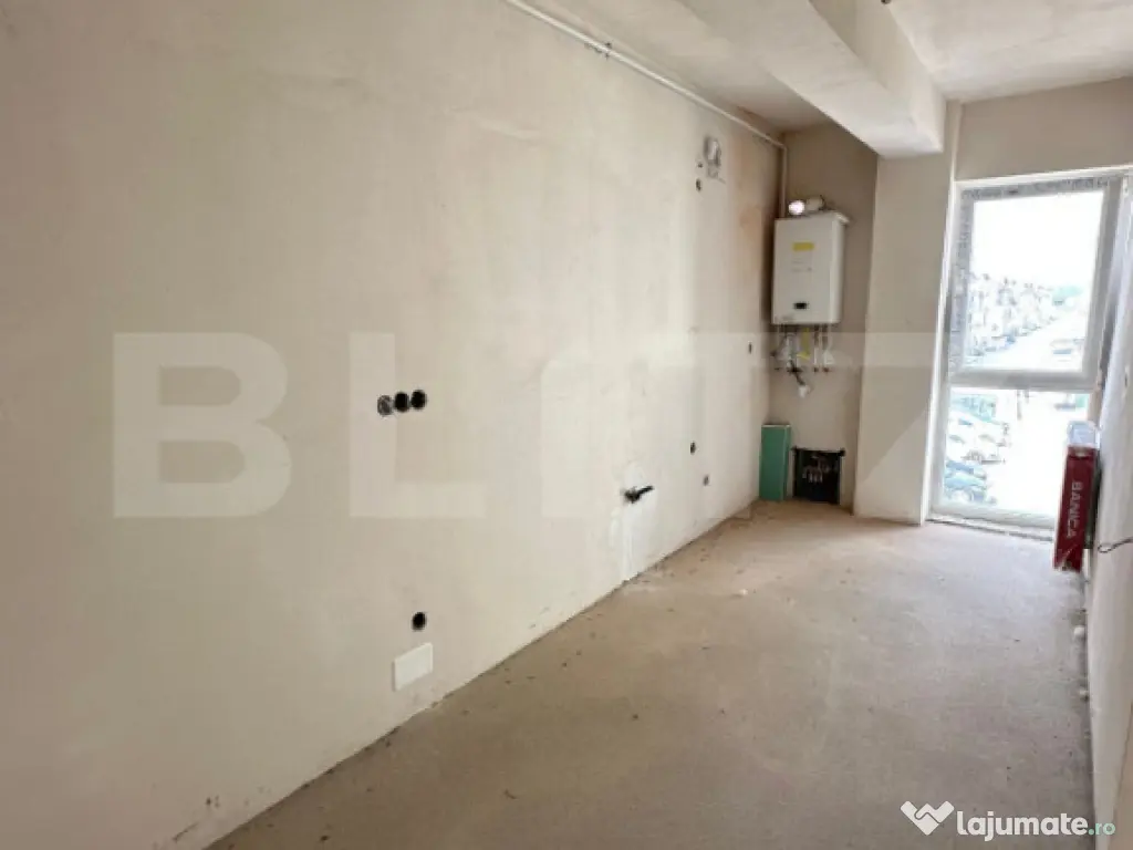 Apartament semifinisat, bucatarie inchisa, dressing, parcare