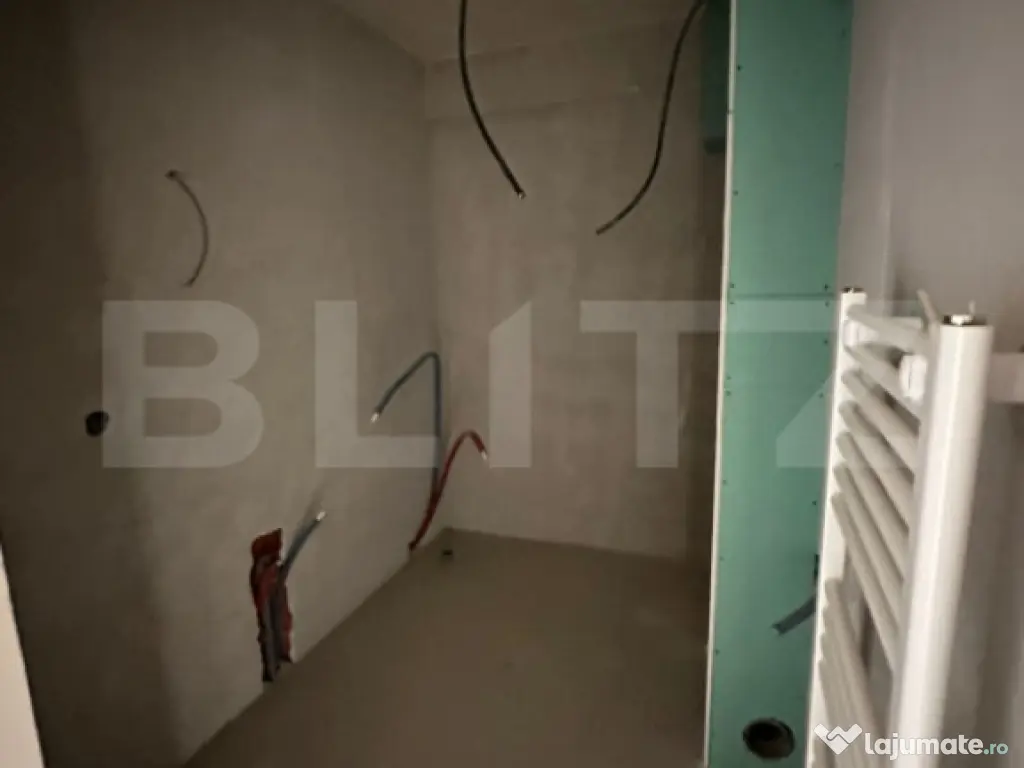 Apartament semifinisat, bucatarie inchisa, dressing, parcare