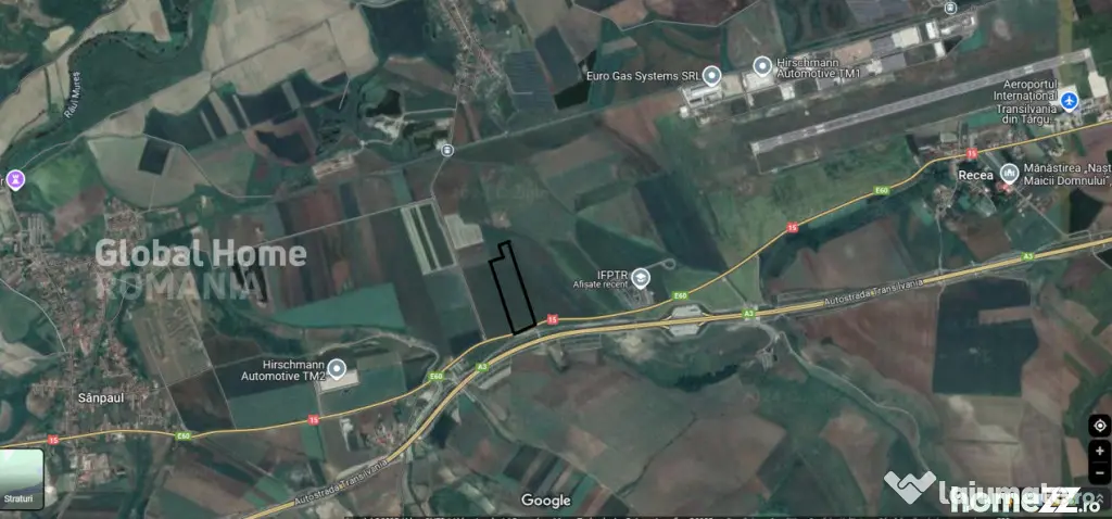 Teren 25.000 Mp-DN 15 Autostrada Transilvania - Mures