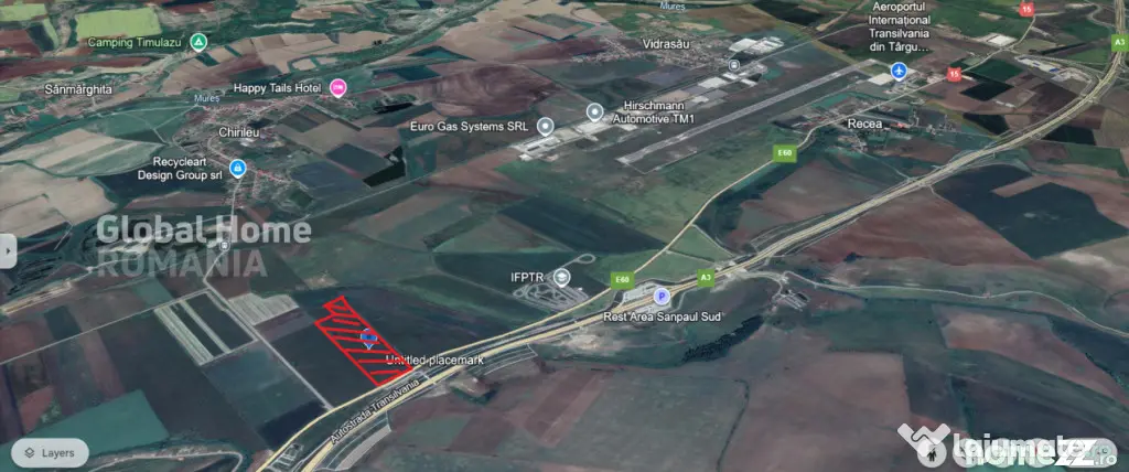 Teren 25.000 Mp-DN 15 Autostrada Transilvania - Mures