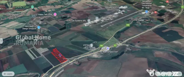 Teren 25.000 Mp-DN 15 Autostrada Transilvania - Mures