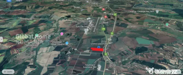 Teren 25.000 Mp-DN 15 Autostrada Transilvania - Mures